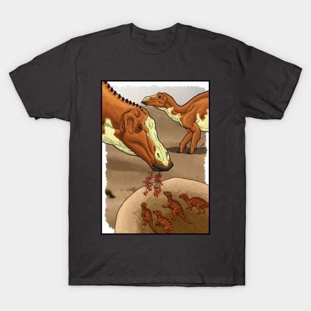 Maiasaura T-Shirt by PaleoFantasies